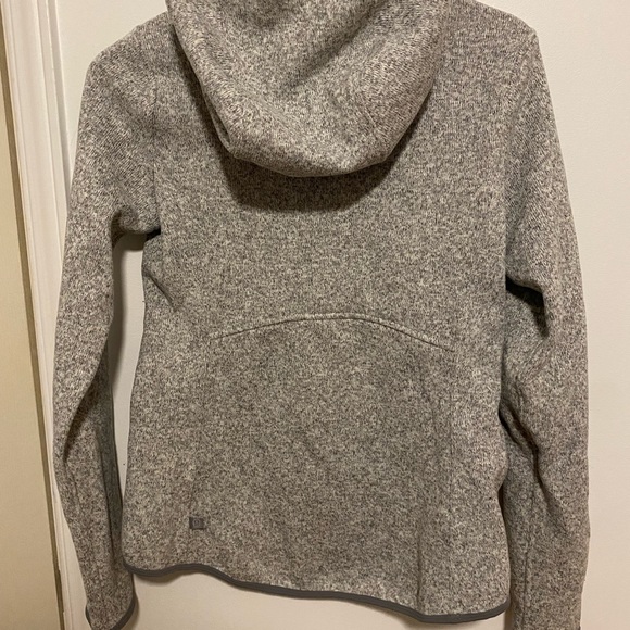Lululemon Fleece & Thank you Pullover - speckled light grey fleece - size 4 - Picture 4 of 5